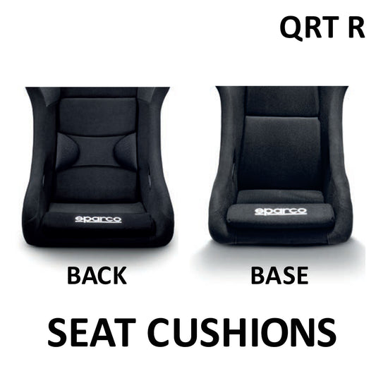 Sparco Seat Cushions for QRT-R Racing Seat to Improve Comfort and Fit