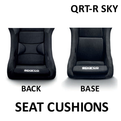 Sparco Seat Cushions for QRT-R SKY Racing Seat to Improve Comfort and Fit