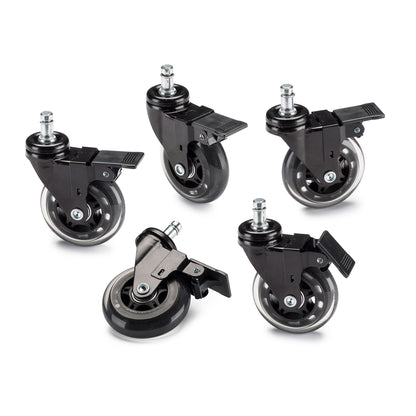 010811 Sparco PRO CASTER WHEELS Compatible with Office Seats & Gaming Chairs