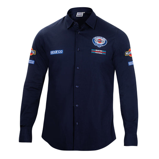 Sparco Martini Racing Mens Long Sleeve Shirt Retro Lancia Rally Team Fanwear - raceforglory.store