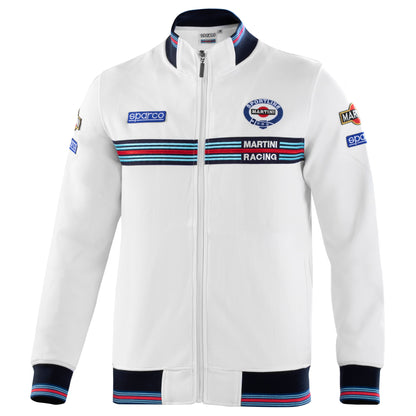 Sparco Martini Racing Mens Full Zip Sweatshirt Jacket Lancia Rally Team Fanwear - raceforglory.store