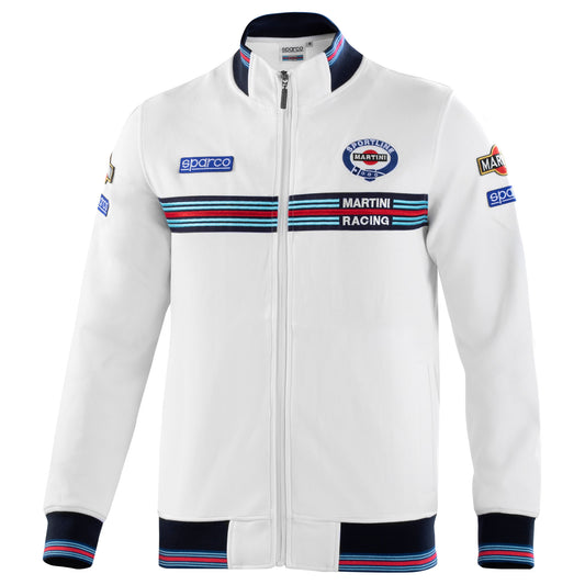 01278MR Sparco Martini Racing Full Zip Sweatshirt Jacket Lancia Rally Team