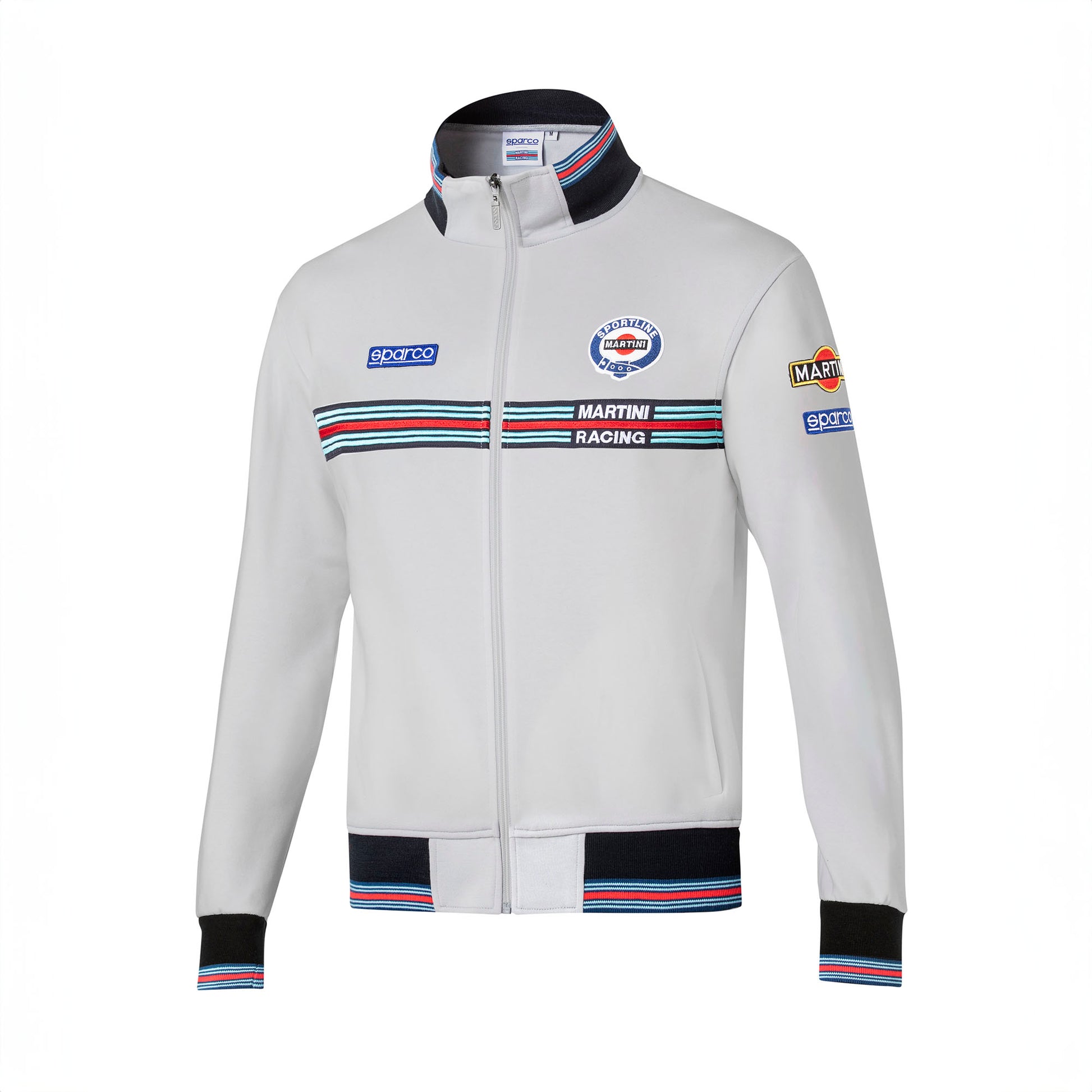 Sparco Martini Racing Mens Full Zip Sweatshirt Jacket Lancia Rally Team Fanwear - raceforglory.store