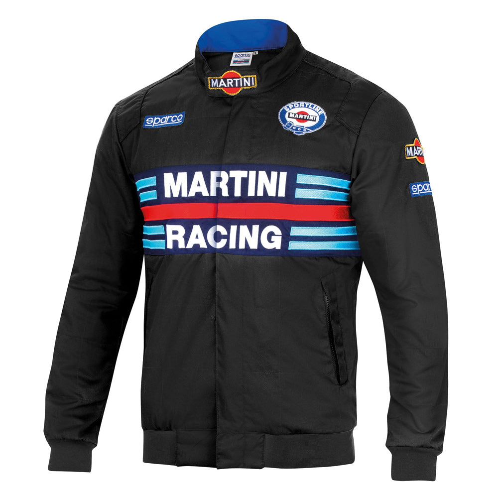 Sparco Martini Racing Bomber Style Jacket Mens Lancia Rally Team Retro Fanwear - raceforglory.store
