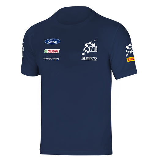 Sparco M-SPORT WRC Mens Team T-Shirt Tee Ford WRC Rally Team Official Fanwear - raceforglory.store