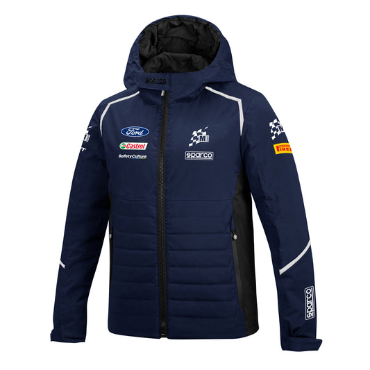 Sparco M-SPORT WRC Mens Winter Jacket Coat WRC Official Ford Rally Team Fanwear - raceforglory.store