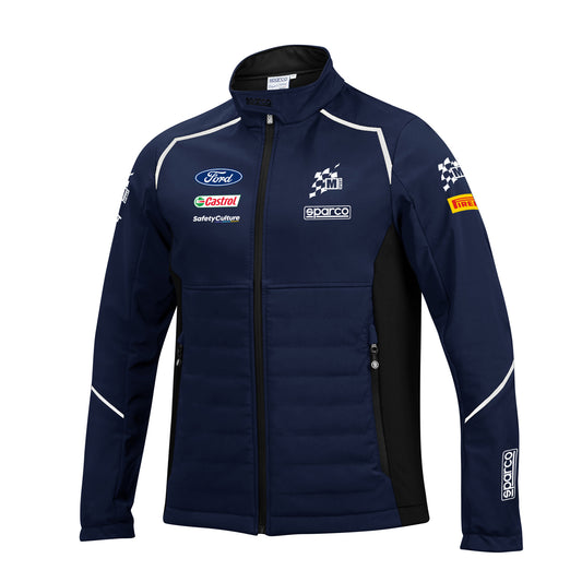 Sparco M-SPORT WRC Mens Softshell Jacket Coat Ford World Rally Team Fanwear - raceforglory.store