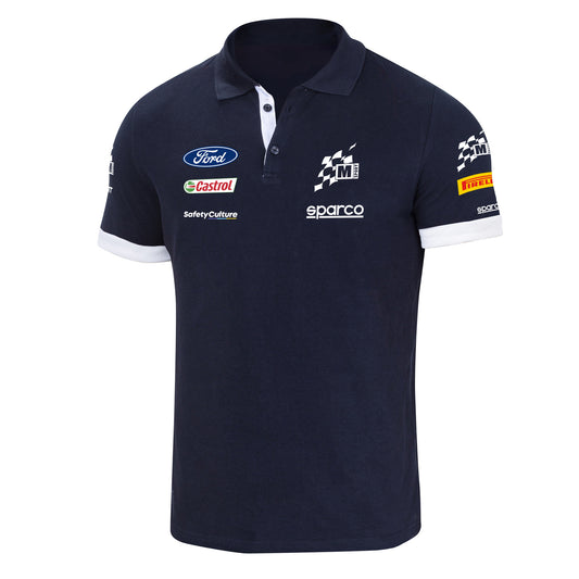 Sparco M-SPORT WRC Mens Polo Shirt Ford World Rally Team Official Fanwear - raceforglory.store