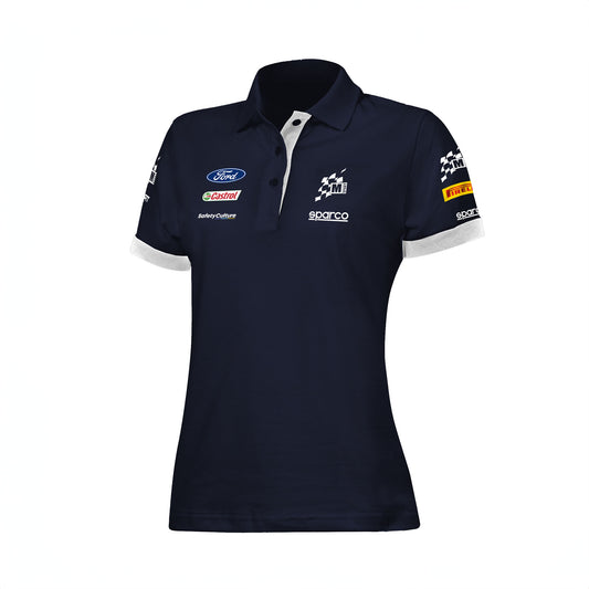 Sparco M-SPORT WRC Ladies Polo Shirt Ford World Rally Team Official Fanwear - raceforglory.store