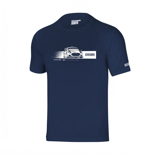 Sparco M-SPORT WRT Mens Rally Car T-Shirt Navy Ford World Rally Team Fanwear - raceforglory.store