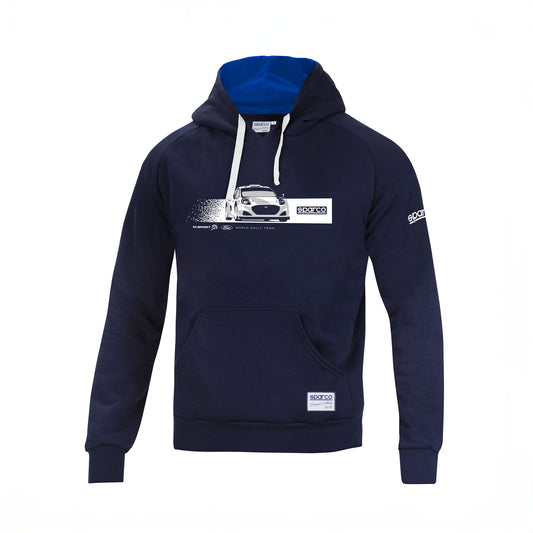 Sparco M-SPORT WRT Rally Car Hoodie White Mens Hoody Ford World Rally Team - raceforglory.store