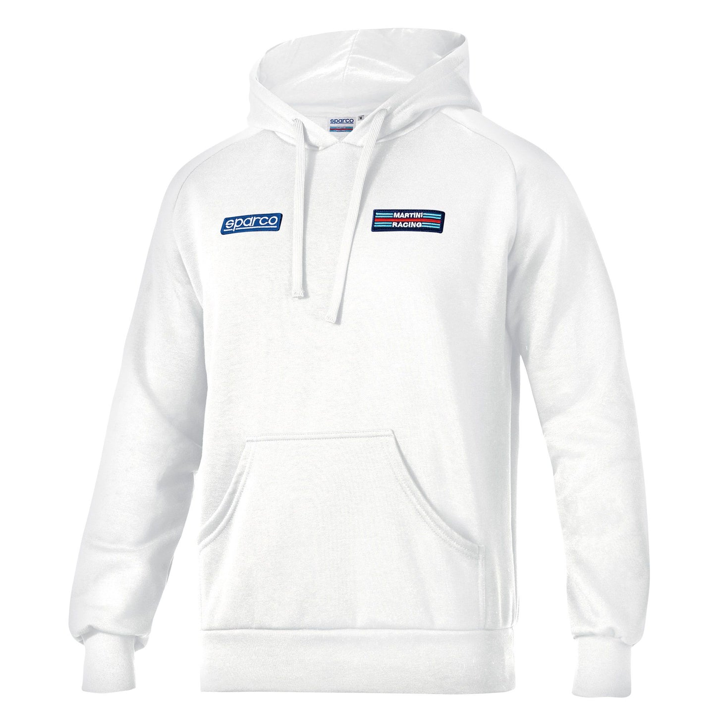 01340MR Sparco Martini Racing Hoody Hoodie Big Stripes Logo - Made in Italy!
