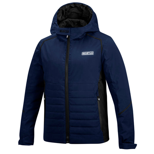 Sparco Racing Winter Jacket Hooded Coat 2-Layer Waterproof & Windproof 4 Colours