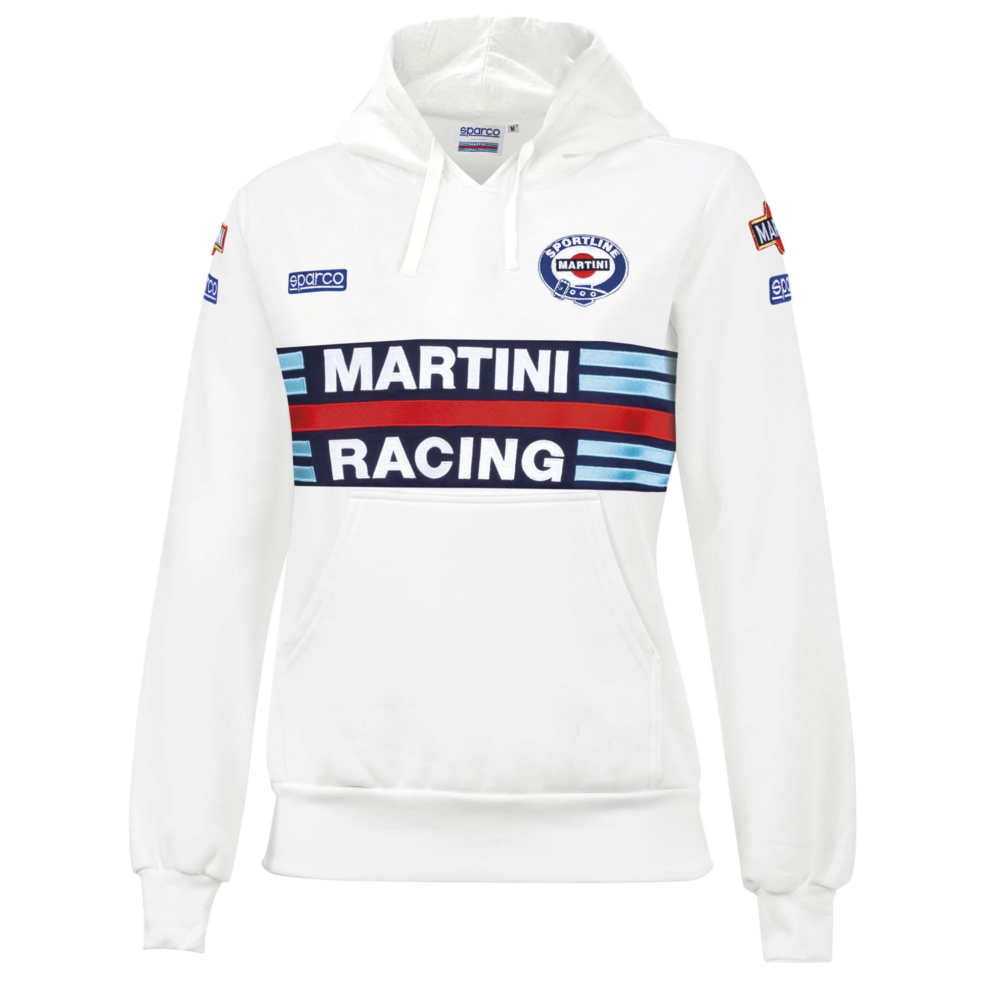 Sparco Martini Racing Ladies Hoodie Hoody Lancia Rally Team Womens Girls Sizes - raceforglory.store