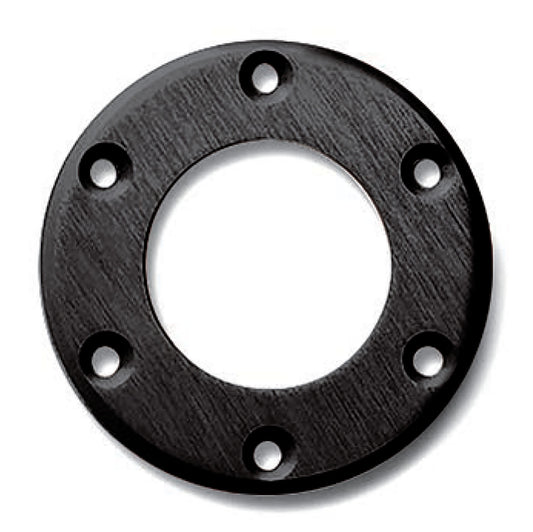 Sparco Steering Wheel Ring Horn Button Cover Anodized Black Aluminium 6-Hole Hub