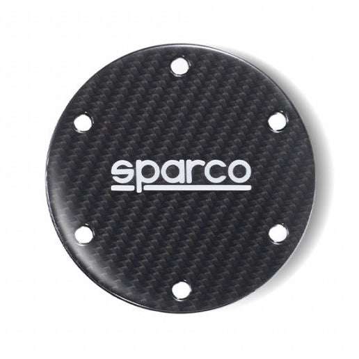 Sparco Steering Wheel Horn Button Cover Badge Matte Carbon Finish 0159ZMNR