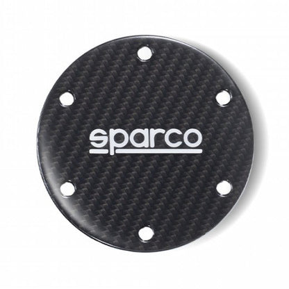 Sparco Steering Wheel Horn Button Cover Badge Matte Carbon Finish 0159ZMNR