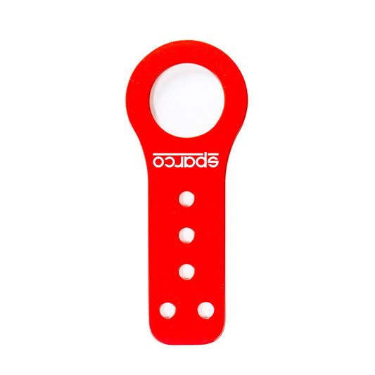 Sparco Racing Steel Towbar 50mm RED FIA Approved for Race Rally Motorsport Track