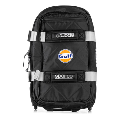 Sparco GULF RACING Tour Trolley Racing Kit Bag Large Travel Holdall 40x85x42cm 142L
