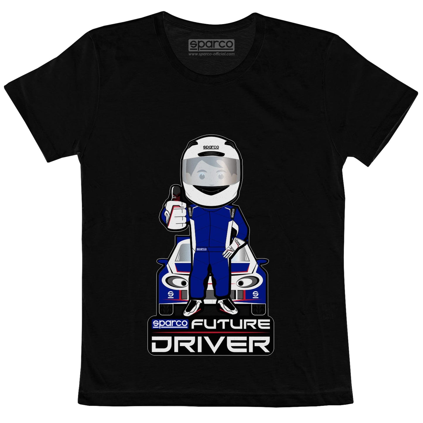 Sparco Kids T-Shirt Future Racing Driver Childrens Cotton Tee Ages 3-11 Years - raceforglory.store