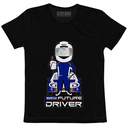 Sparco Kids T-Shirt Future Racing Driver Childrens Cotton Tee Ages 3-11 Years - raceforglory.store