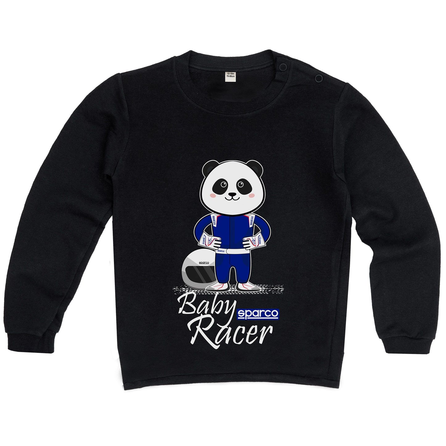Sparco Baby Racer Sweatshirt Kids Jumper Pullover for Child Ages 6-24 Months - raceforglory.store