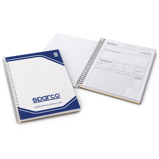 Sparco Rally Notebook Navigator Co-Driver Road Rallying Pace Notes Recce Prep