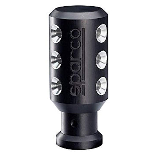 Sparco PIUMA Tuning Gear Knob Universal Fit Lightened Aluminium in Black Finish - raceforglory.store