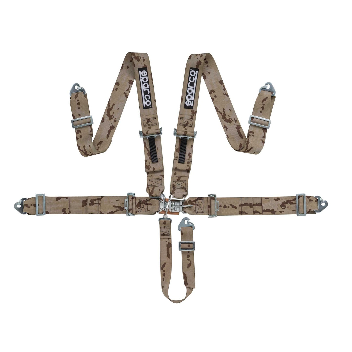 Sparco SPORT H-5 Racing Harness 5-Point Camo Design Ideal for Off-Road and Boats