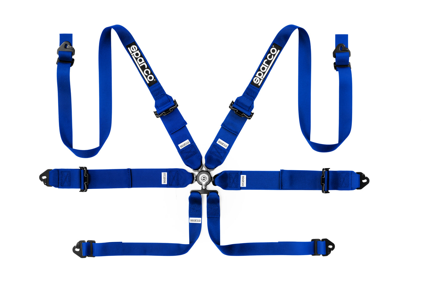 Sparco COMPETITION H-3+2 Racing Harness 6-Point FHR Shoulder Straps FIA Approved - raceforglory.store