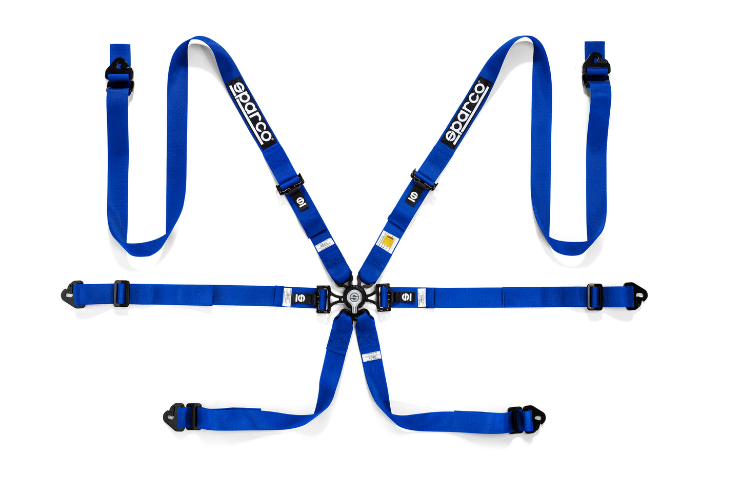 Sparco COMPETITION H-2 PD Harness 6-Point 2" FHR Straps FIA 8853-2016 Race Rally - raceforglory.store