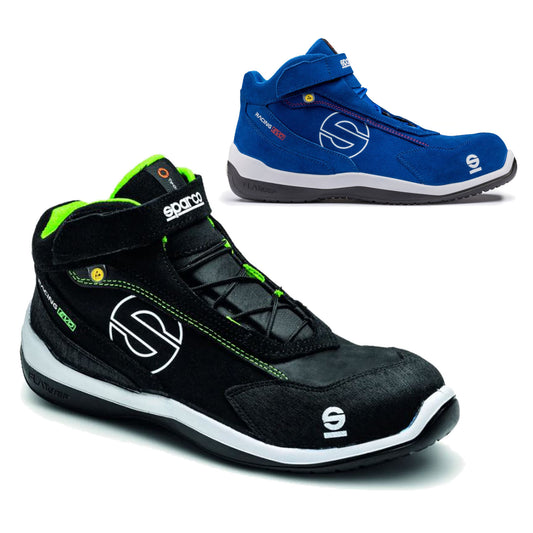 07515 Sparco RACING EVO Safety Footwear Boots Mechanic Shoes Pitcrew ESD S3 SRC - raceforglory.store