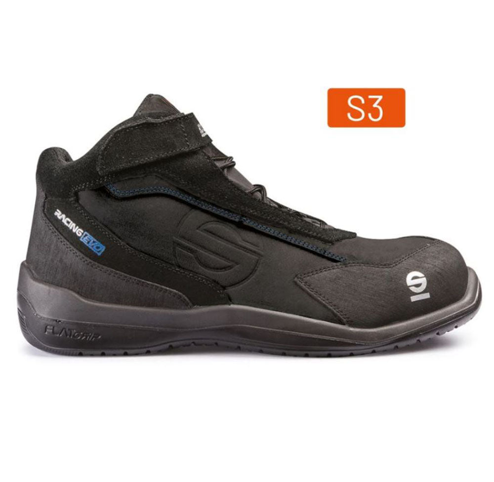 07515 Sparco RACING EVO S3 SRC Work Boots Safety Footwear Suede Leather Nubuck - raceforglory.store