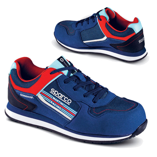 07527MR Sparco GYMKHANA Safety Footwear S1P Work Trainers Martini Racing Edition - raceforglory.store