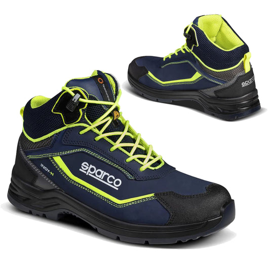 07541 Sparco INDY-H Safety Boots High Top Work Trainer Style ESD S3S SR LG Spec - raceforglory.store