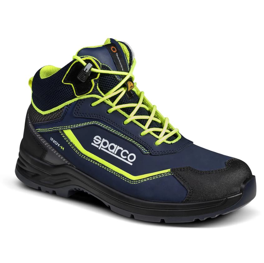 07541 Sparco INDY-H Safety Boots High Top Work Trainer Style ESD S3S SR LG Spec - raceforglory.store