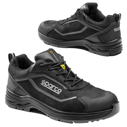 Sparco INDY LINE Safety Shoes Trainers ESD S3S Toe Protection Waterproof Nubuck