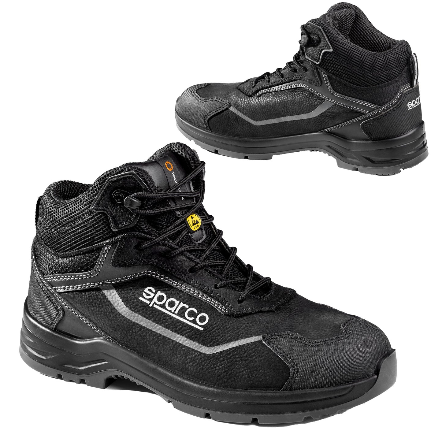 Sparco INDY LINE Sicherheitsstiefel ESD S3S SR Zehenschutz Wasserdicht Nubuk
