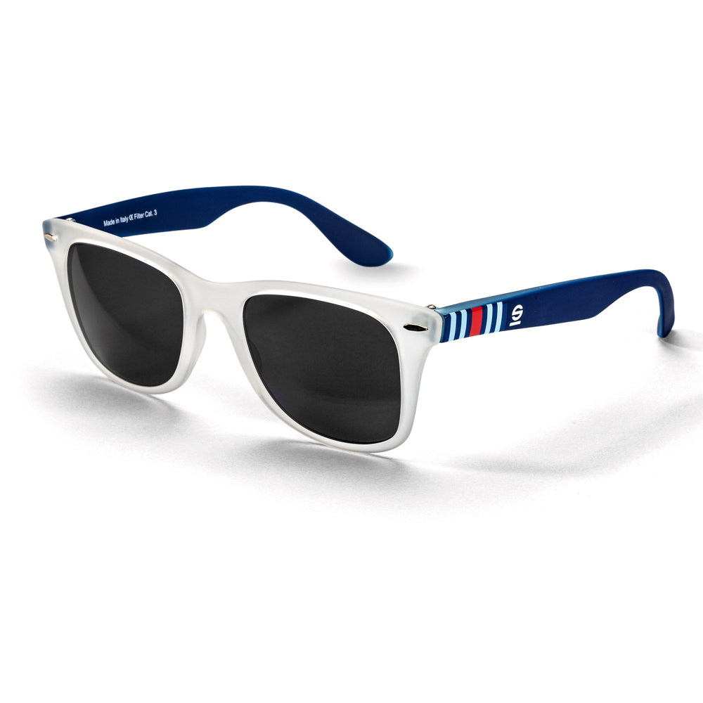 Sparco Martini Racing Sonnenbrille Leichtgewicht Special Edition Blau/Weiß EN ISO