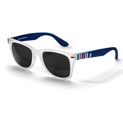 Sparco Martini Racing Sonnenbrille Leichtgewicht Special Edition Blau/Weiß EN ISO
