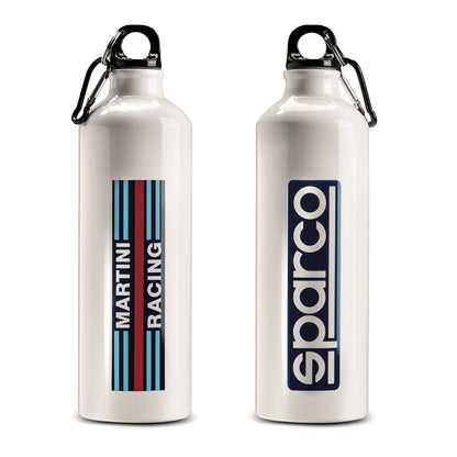 Botella de agua Sparco Martini Racing Botella térmica 770ml Aleación con tapa de rosca
