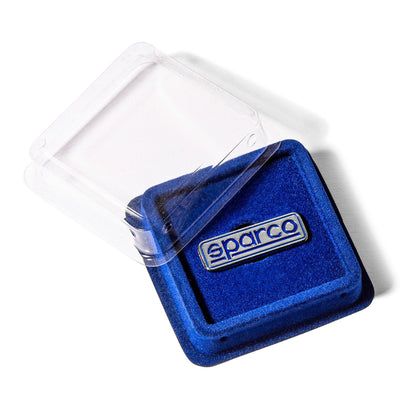 Sparco Insignia de Metal Niquelada con Logotipo Accesorio Oficial Merchandising