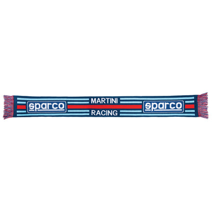 Sparco Martini Racing Schal 150x20cm Jacquard Rallye Fan Motorsport Merchandise
