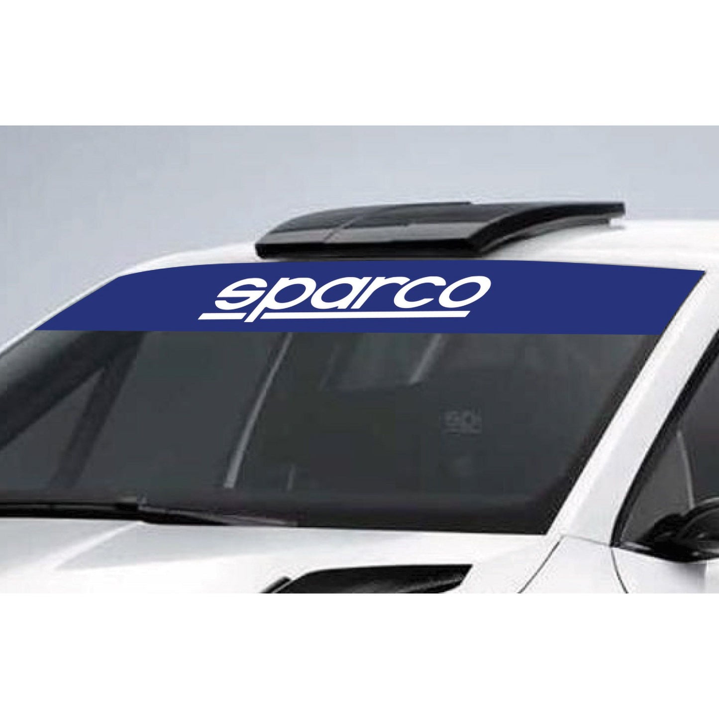 Sparco Racing Windscreen Sunstrip Front 137x17cm Windshield Banner Race Rally