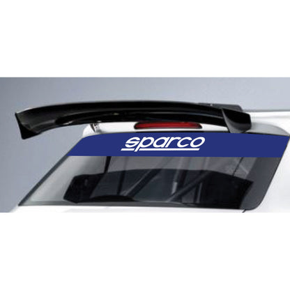 Sparco Racing Rear Screen Sunstrip 120x10cm Motorsport Race Rally Track Cars