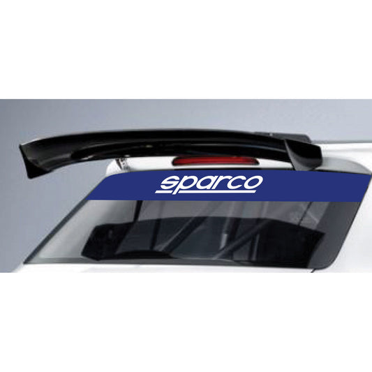 Sparco Racing Rear Screen Sunstrip 120x10cm Motorsport Race Rally Track Cars