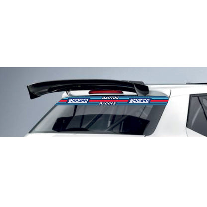 Sparco Martini Racing Rear Screen Sunstrip 120x10cm Motorsport Race Rally Track