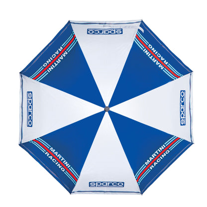 Sparco Martini Racing Regenschirm World Rally Faltbarer Taschenschirm Kompakt 95cm Durchmesser