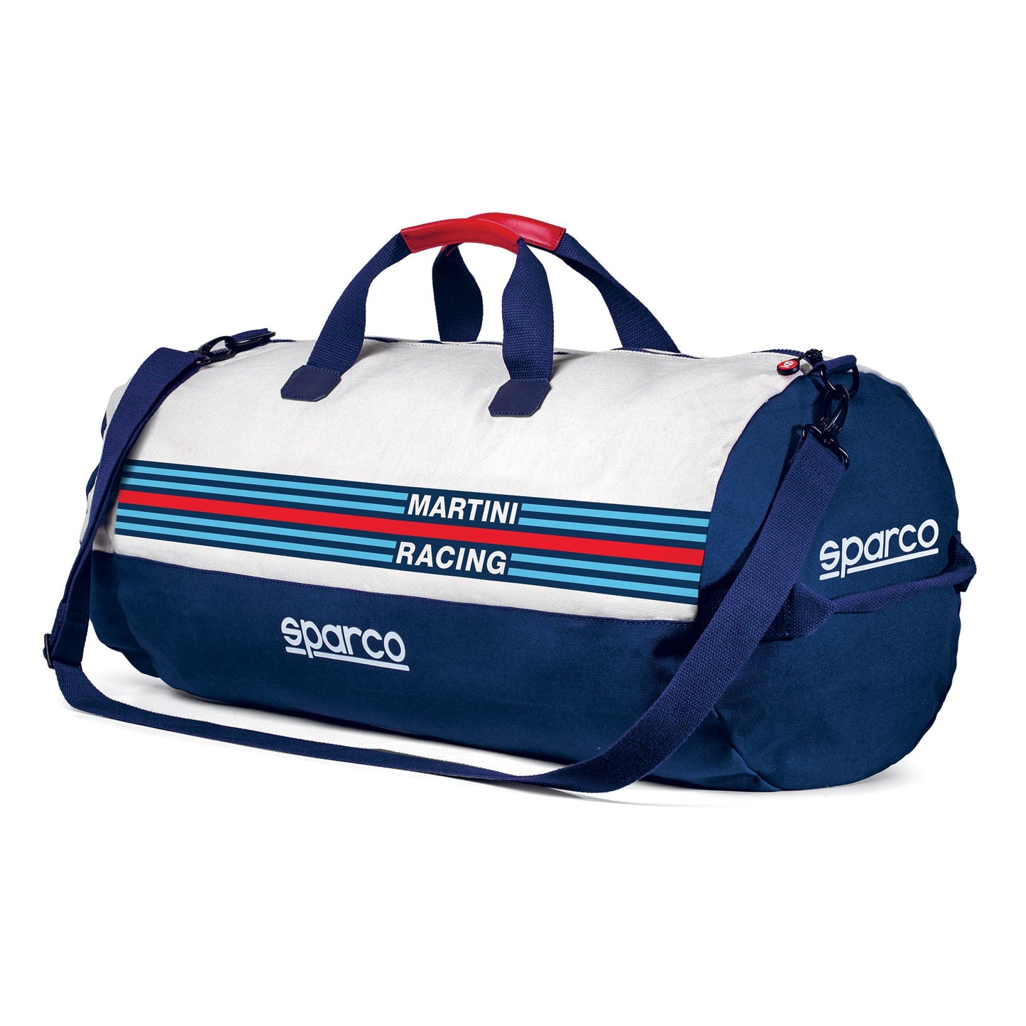Sparco Martini Racing Sporttasche 55L 62x30x30cm Reisetasche Weiche Duffle Bag