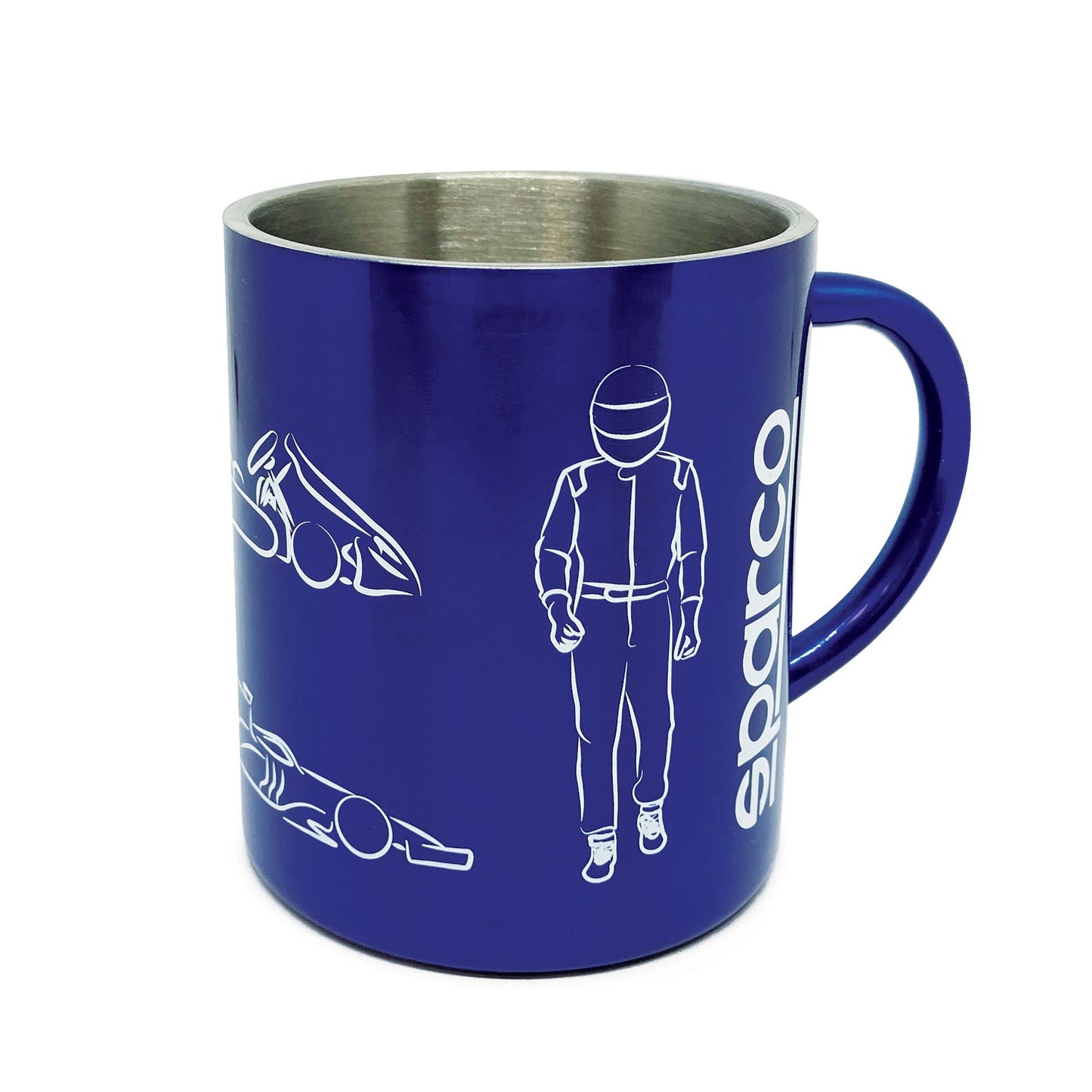 Sparco Motorsport Tasse Kaffeebecher 300ml Edelstahl Team Crew Boxengasse Fahrerlager